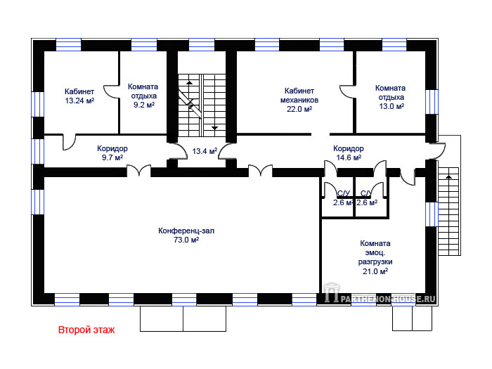 Проект административного здания 1 этаж - 87 фото