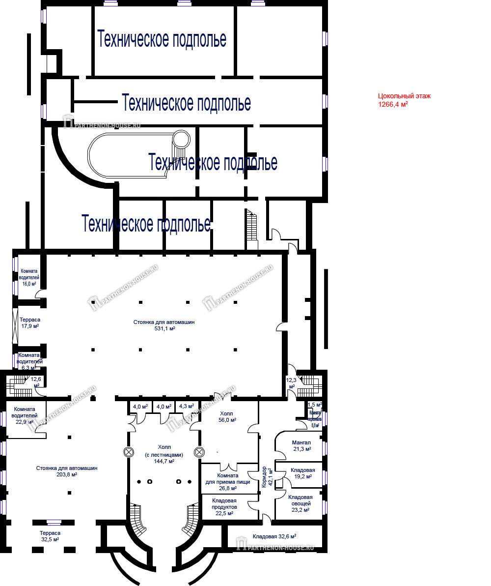 Проект дома отдыха (гостиницы) КИ 4085-3